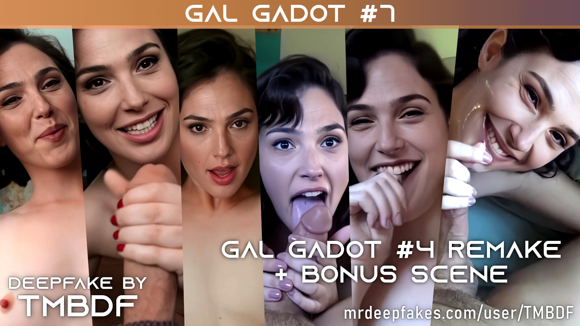 Gal Gadot #7 (#4 Remake) - PREV. - Full vid. (1080p AI Upscl., 25:00) in description