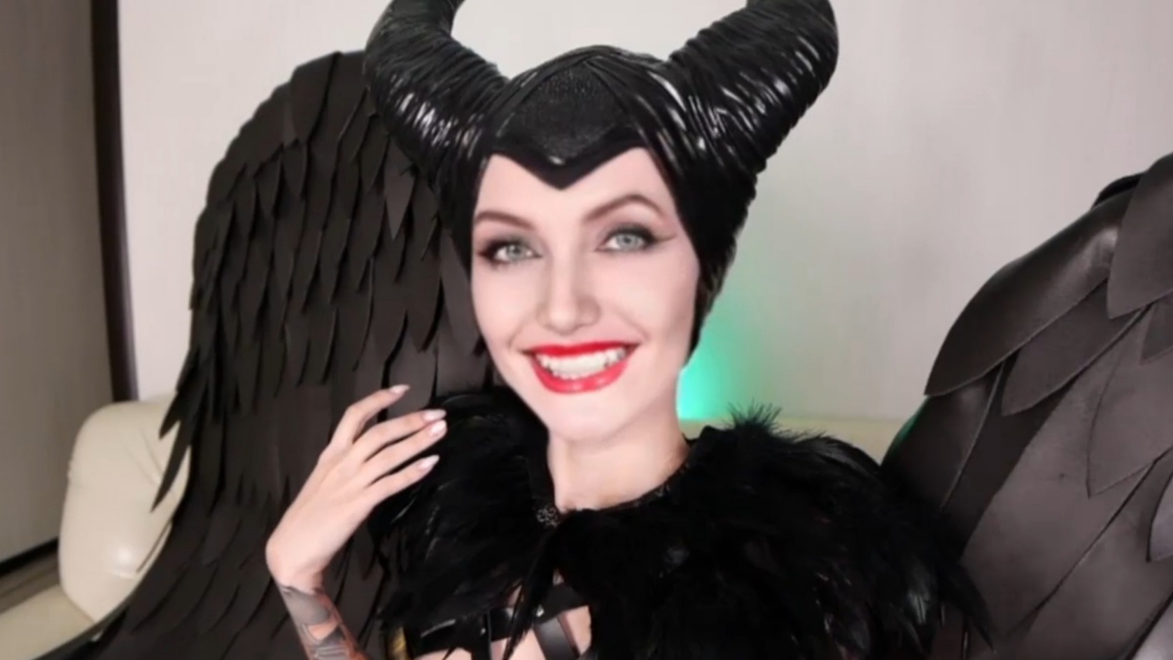 Horny Webcam Bad Bitch - Maleficent is one bad Bitch (Angelina Jolie) Happy Halloween DeepFake Porn  - MrDeepFakes