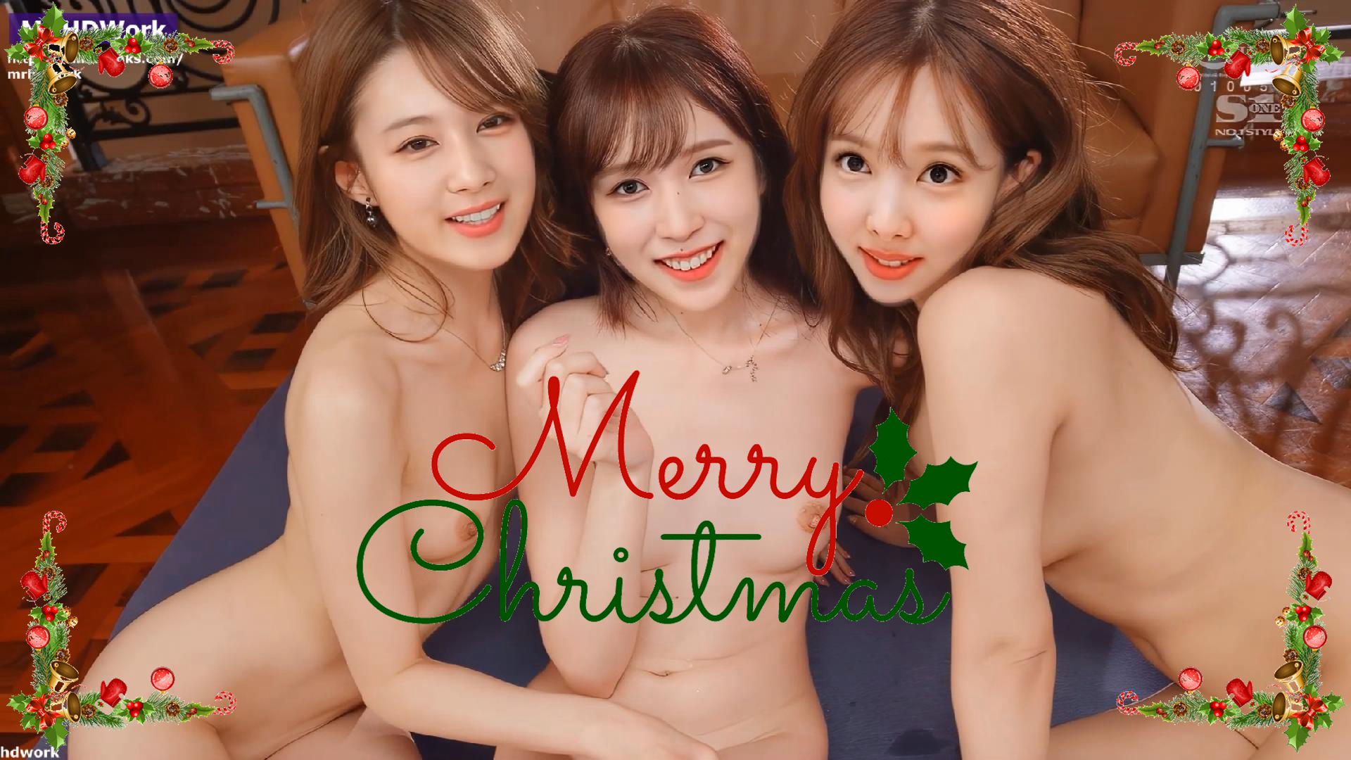 Christmas.2023.G4 Fake Mina + Sana + Nayeon Full Video: 14:45 mins 2.64G [POV.4P]