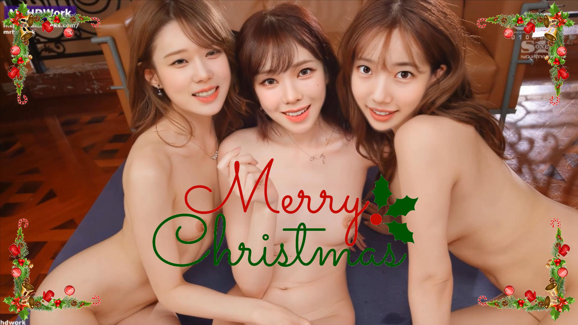 Christmas.2023.G8.Fake Karina + Winter + Suzy Full Video: 14:45 mins 2.64G  [POV.4P]