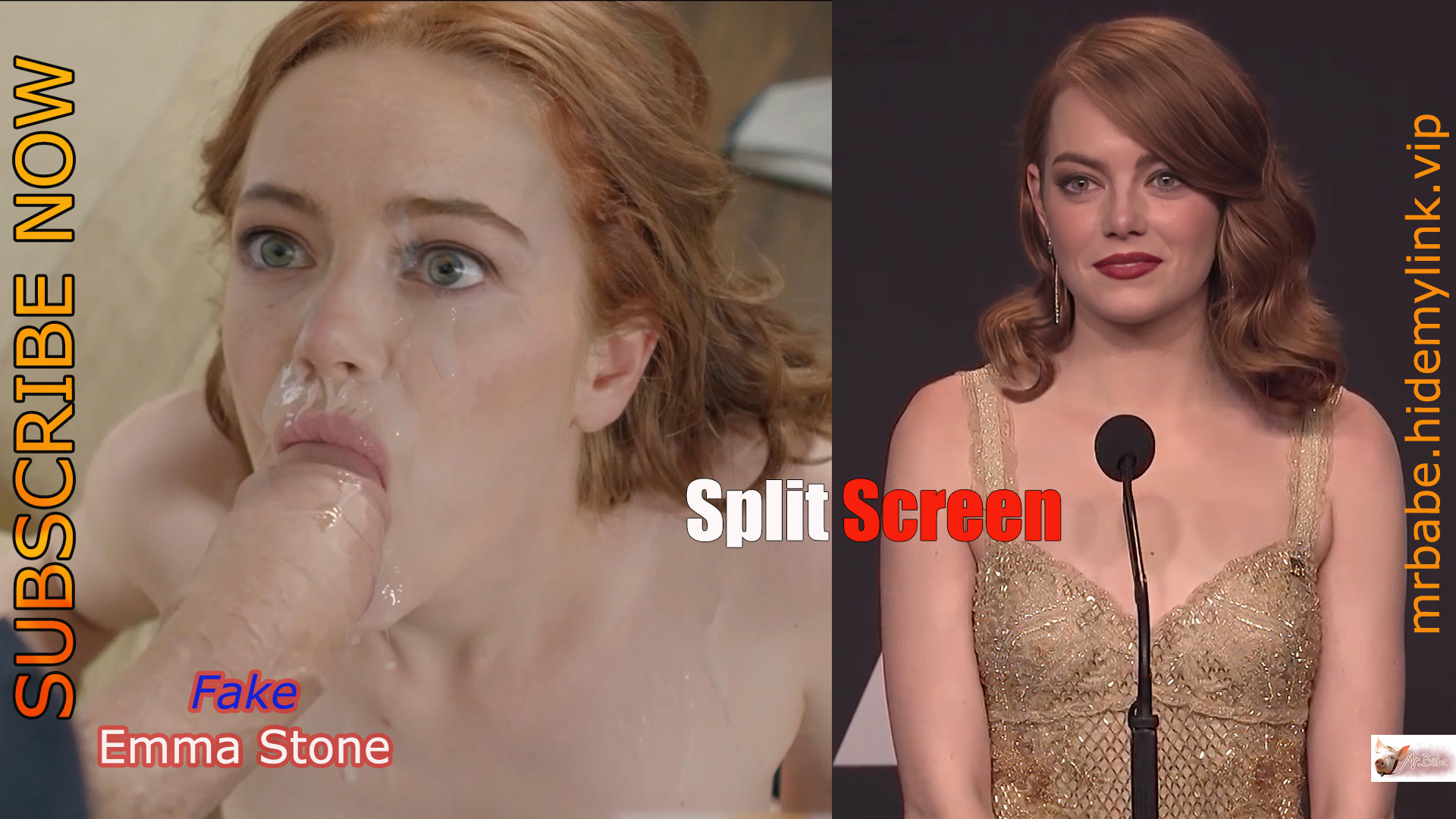 Fake Emma Stone (trailer) -12- / Split Screen / XXX Parody / Free Download  DeepFake Porn Video - MrDeepFakes