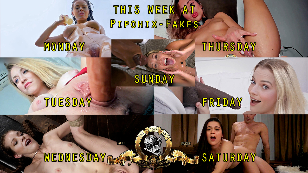 This Week Pipohix Katy,Kaley,Kate,Mila,Margot,Iman,Angelina