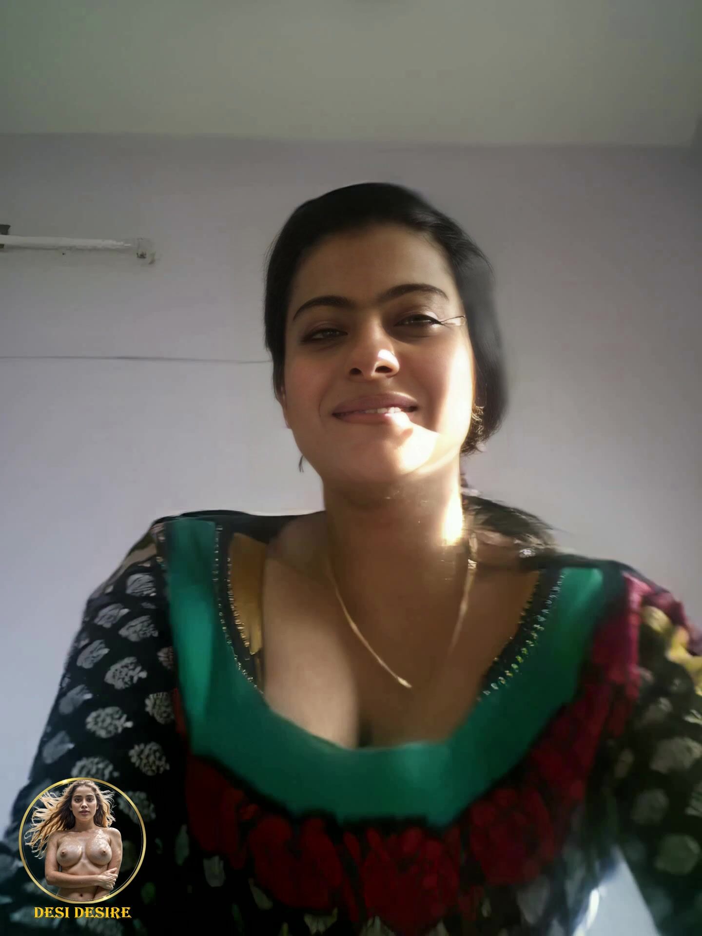 Kajol Devgan Showing Boobs to Video Call