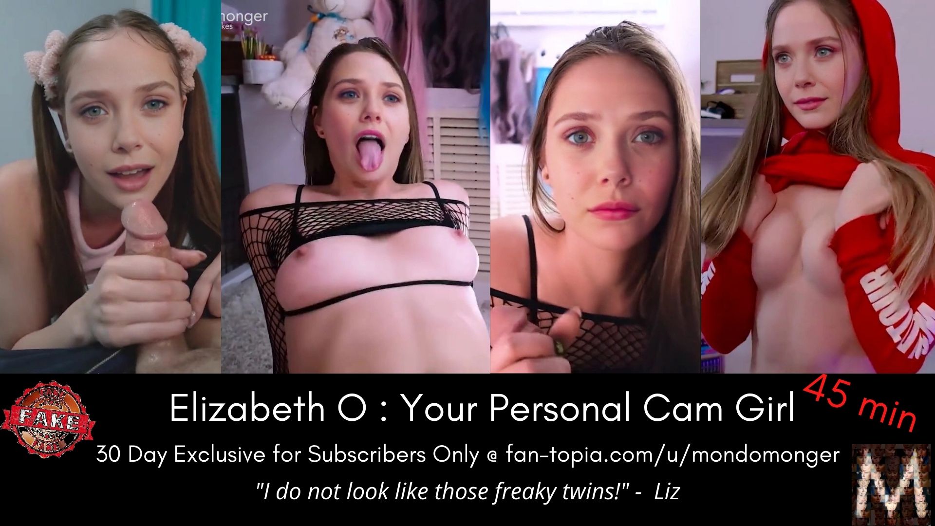 Not Elizabeth Olsen :  Your Personal Cam Girl (Preview)