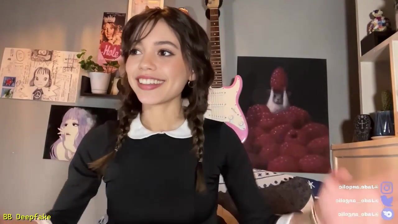 Wednesday Addams (Jenna Ortega) cum show DeepFake Porn Video - MrDeepFakes