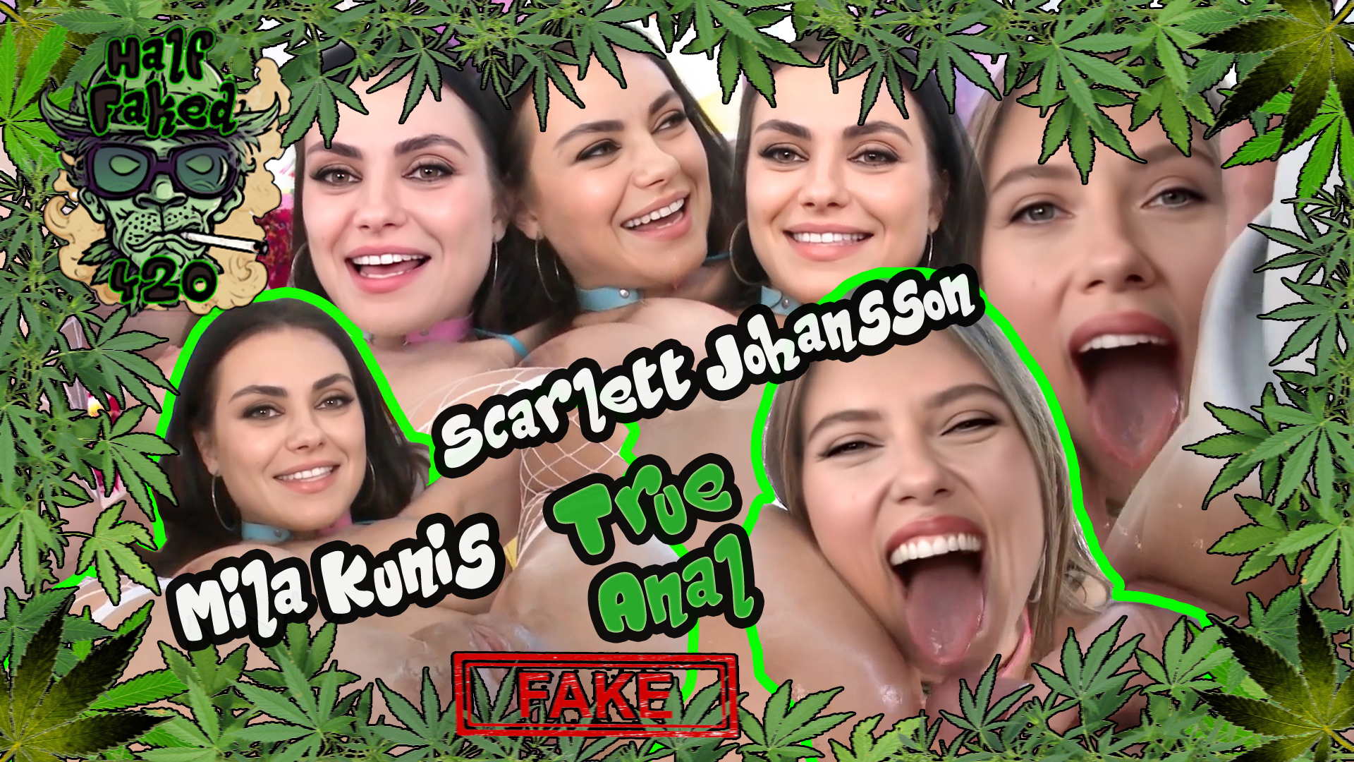 Mila Kunis & Scarlett Johansson - True Anal | FAKE