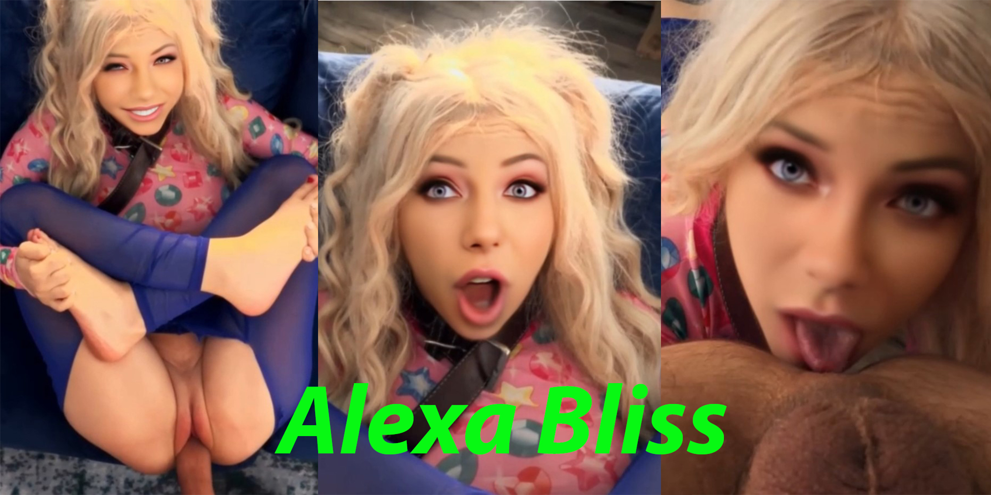 Alexa Bliss anal stretching (full version)