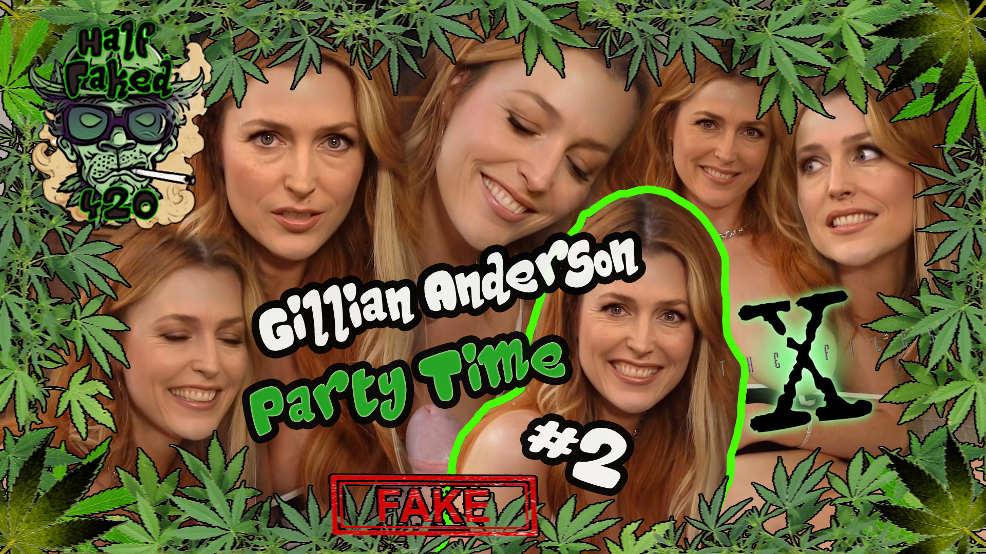 Gillian Anderson - Party Time #2 | FAKE