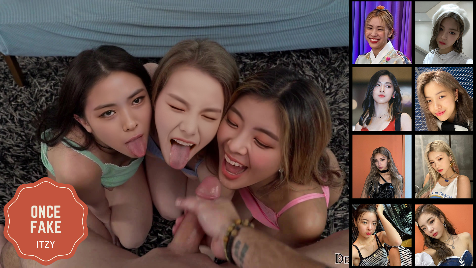 Asian Foursome Pov - Foursome with ITZY Lia, Ryujin & Yeji DeepFake Porn - MrDeepFakes