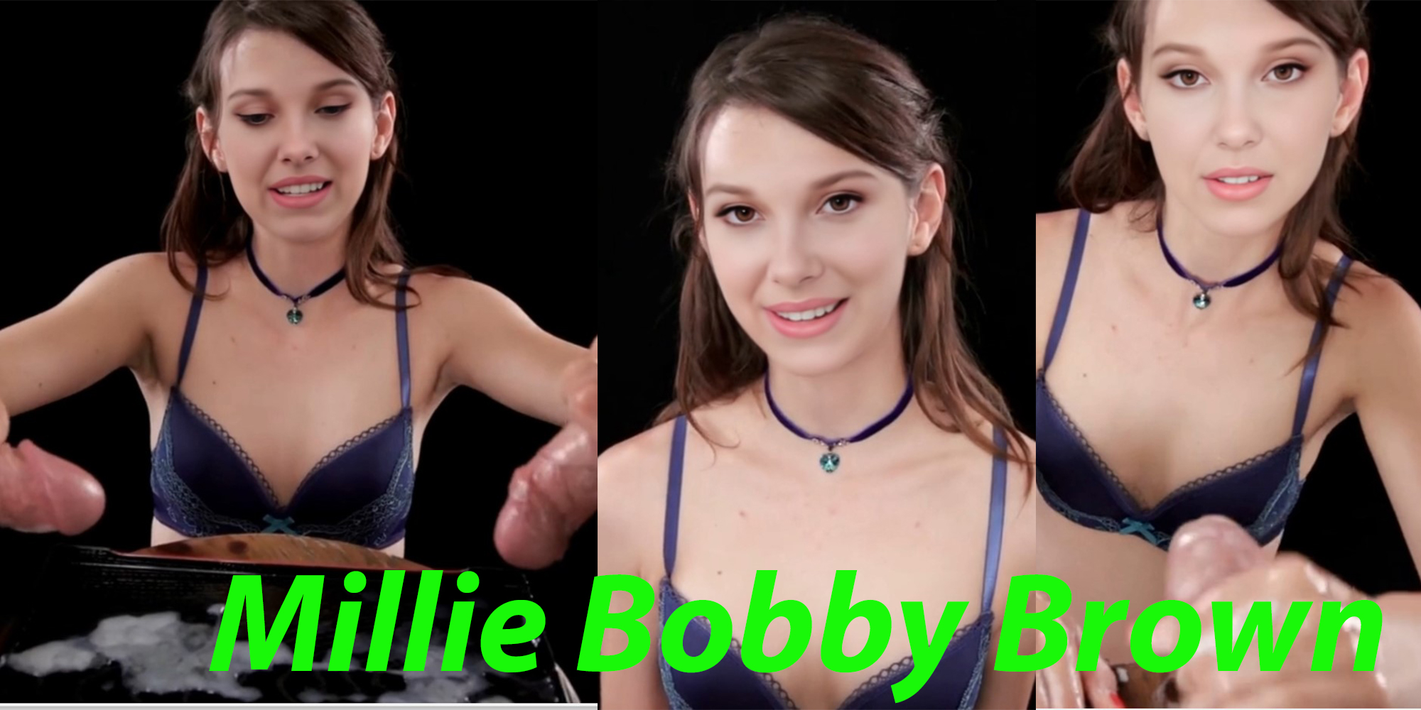 Millie Bobby Brown collects sperm (full version)