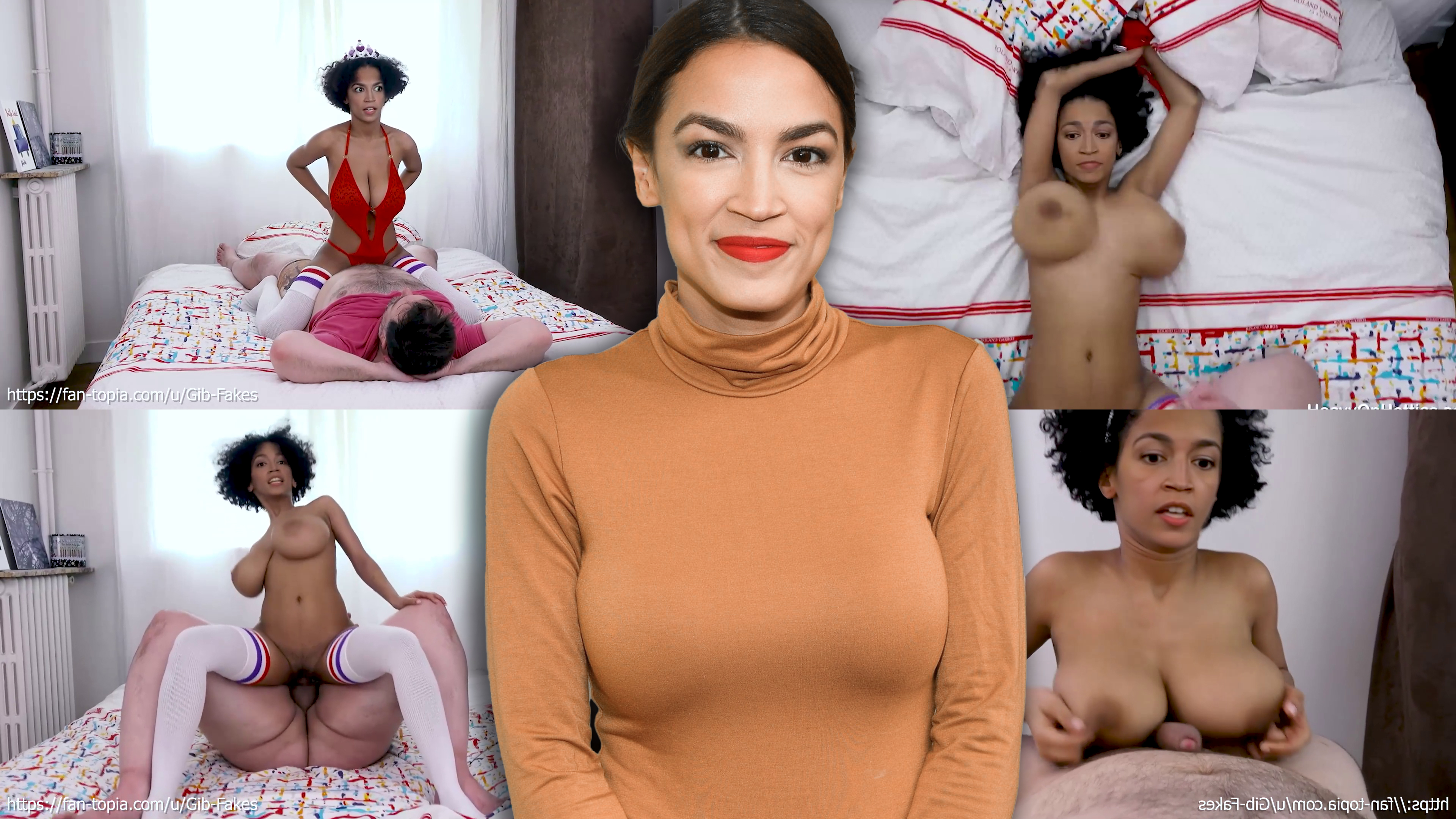 3840px x 2160px - Alexandria Ocasio-Cortez (AOC) as a Black Woman with Perfect Tits DeepFake  Porn Video - MrDeepFakes