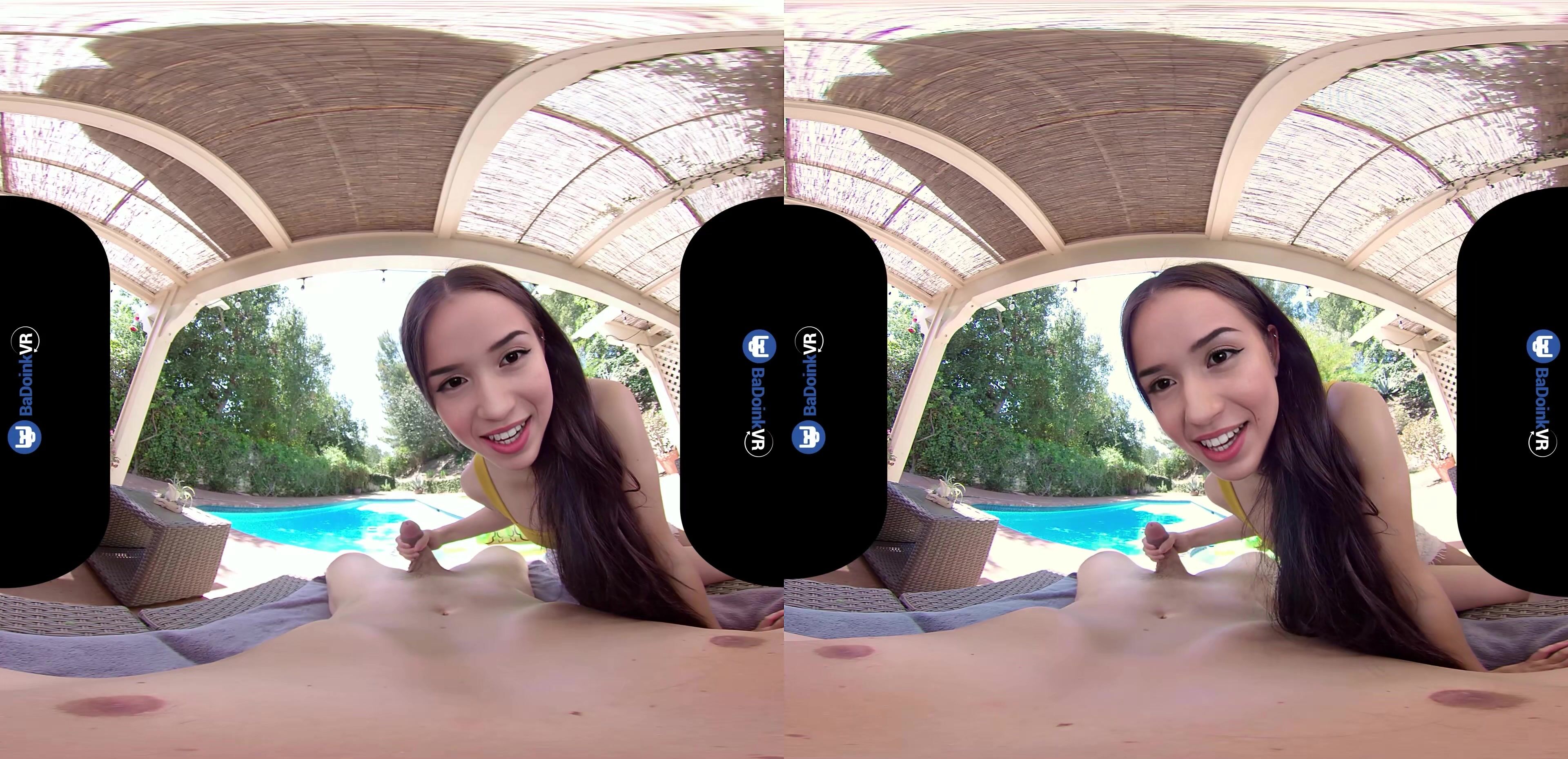 (not) Pokimane fucks you by the pool [VR][Full Video]