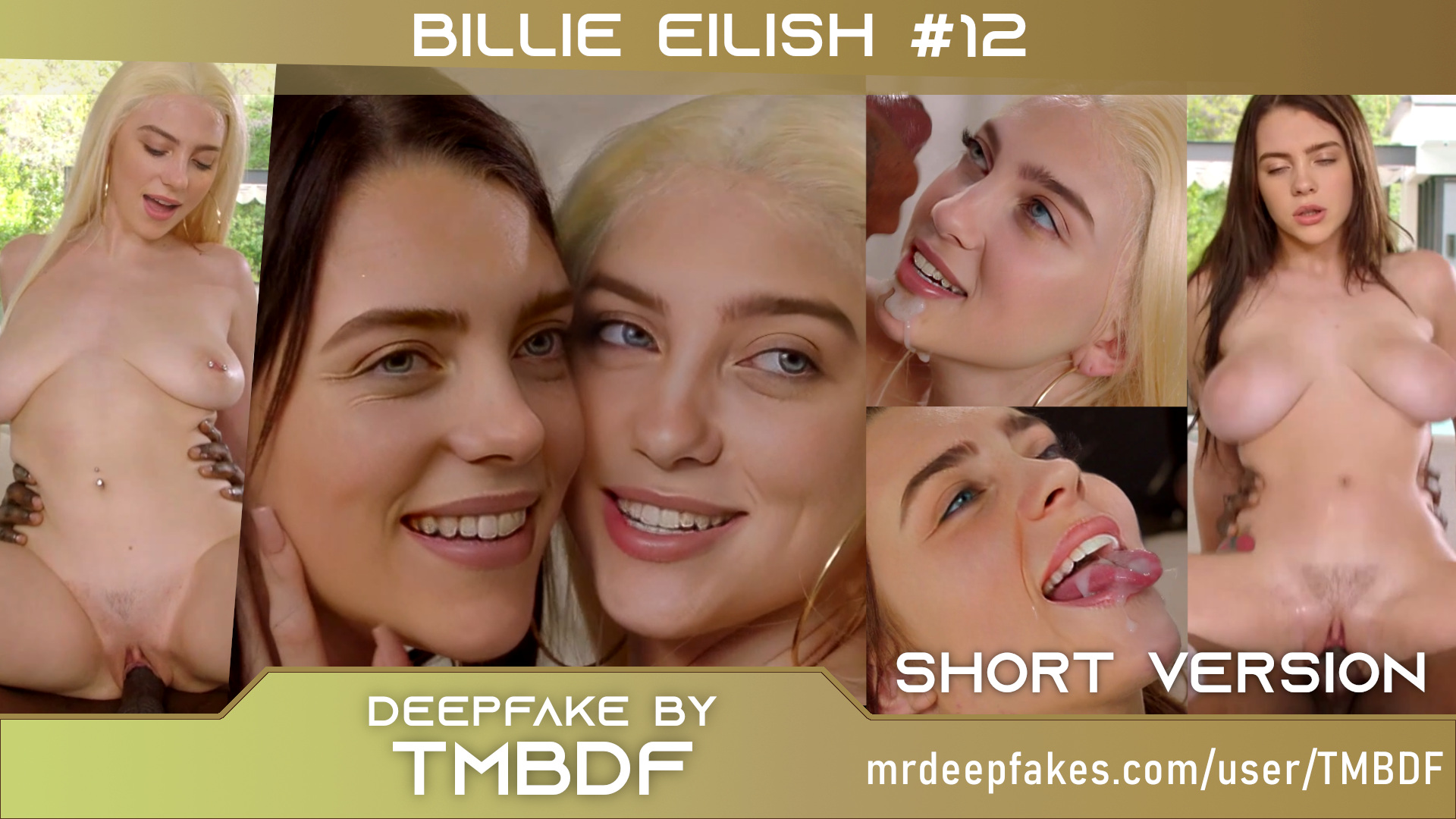 Threesome #4 - Billie Eilish #12 (clone/twin) - PREVIEW - Full version in description