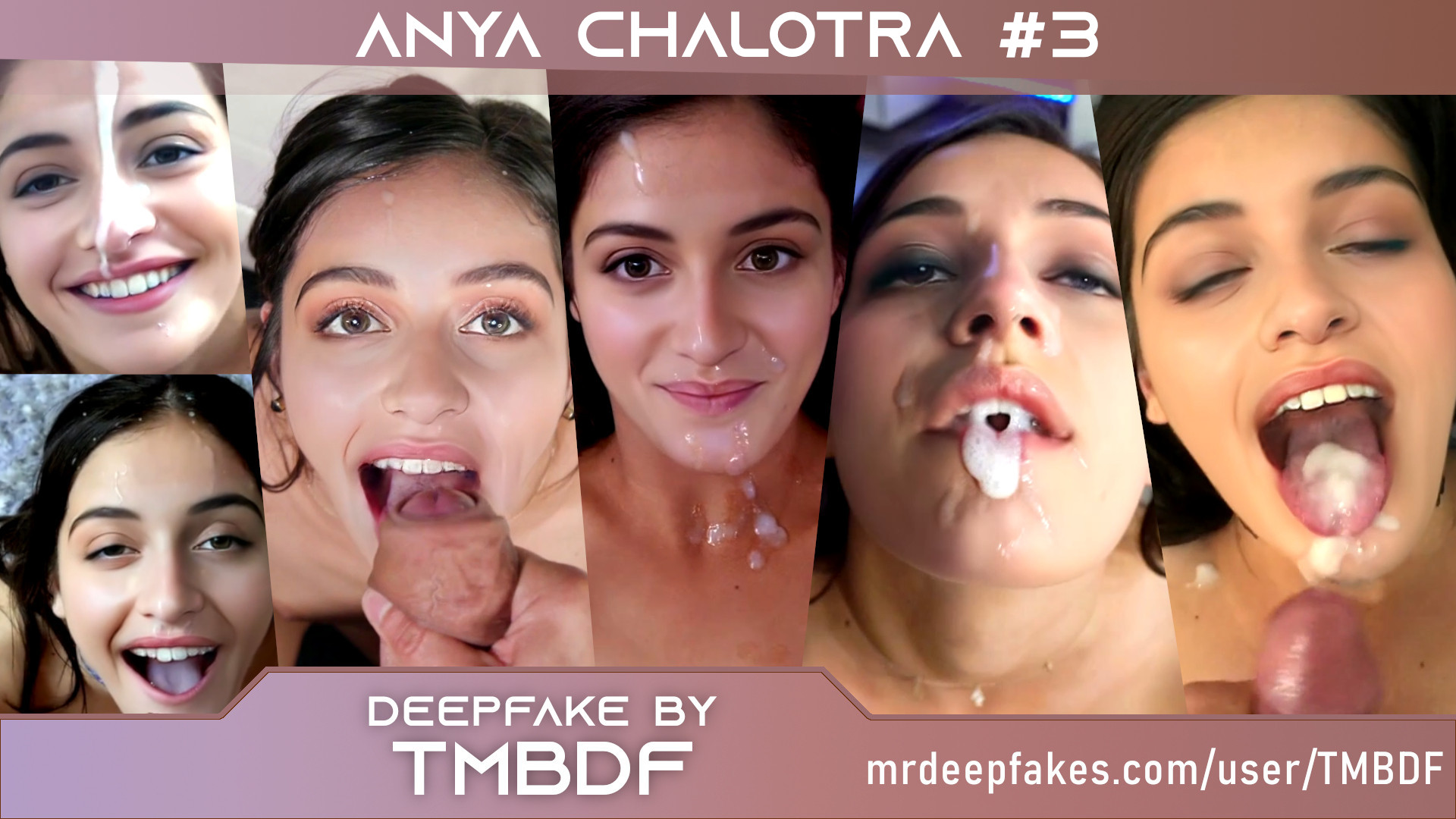 Anya Chalotra Cumshot Compilation #3