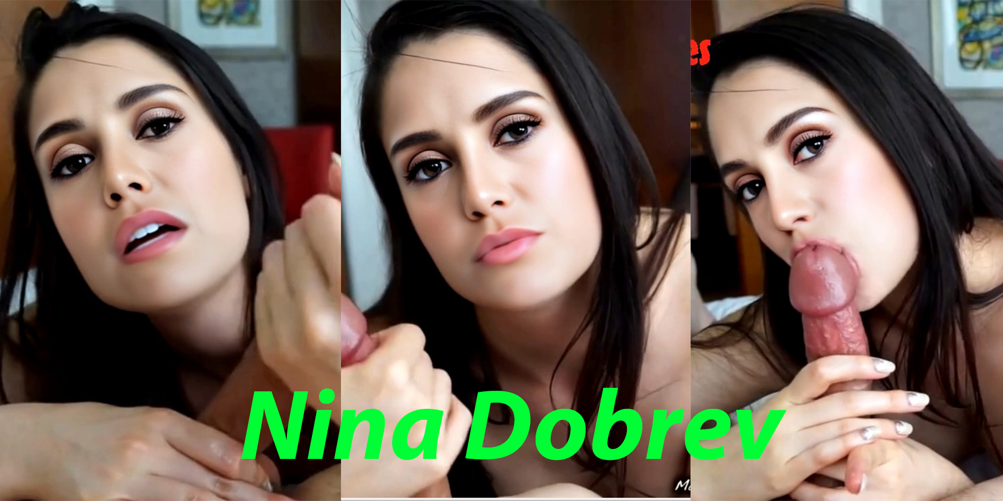 Nina Dobrev decides when you cum Remake (Full Version)