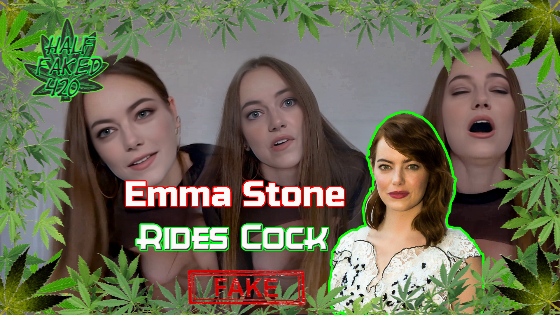 Emma Stone - Rides cock | FAKE