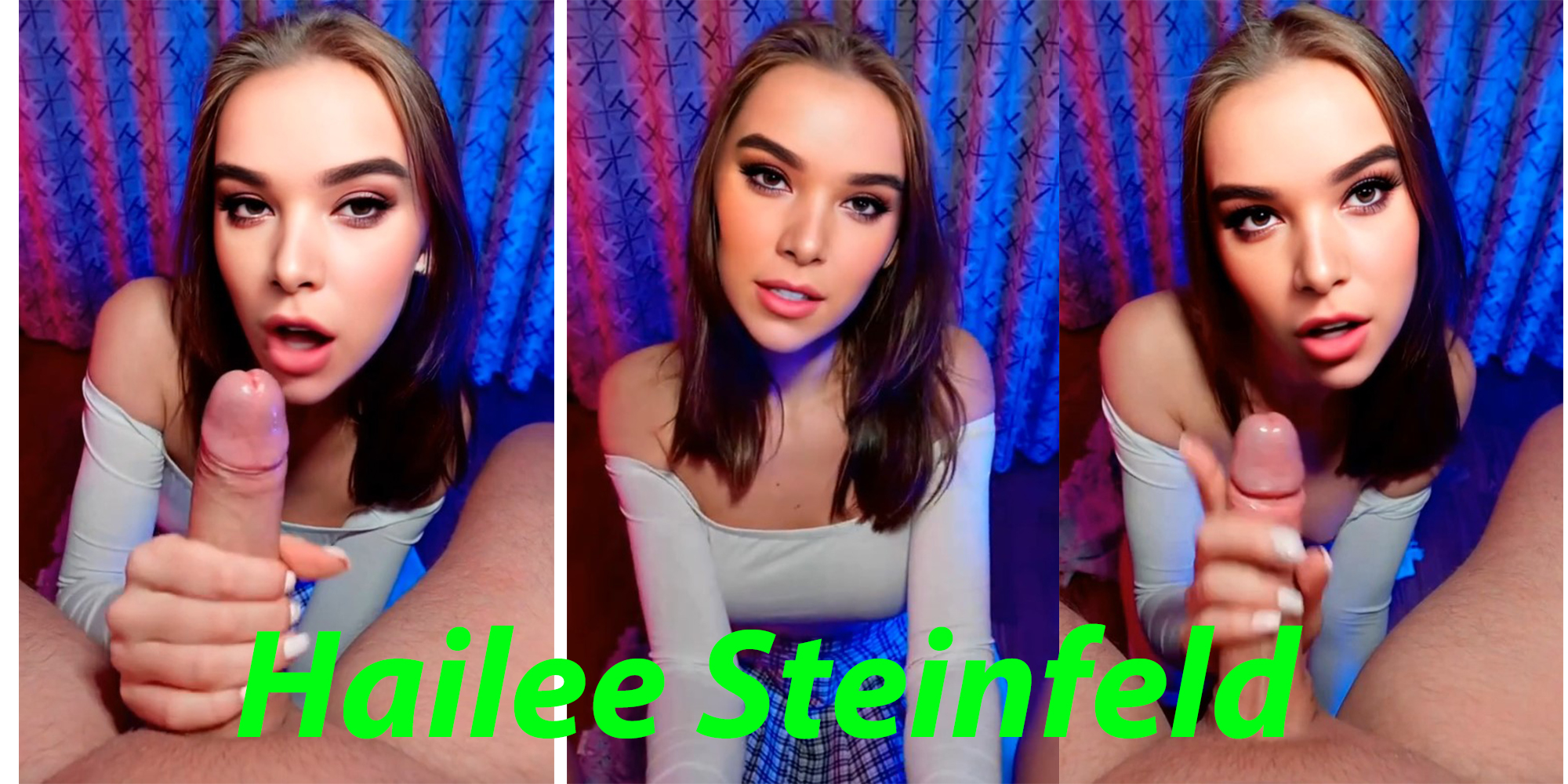 Hailee Steinfeld​​​​​​​ Amazing blowjob Remastered