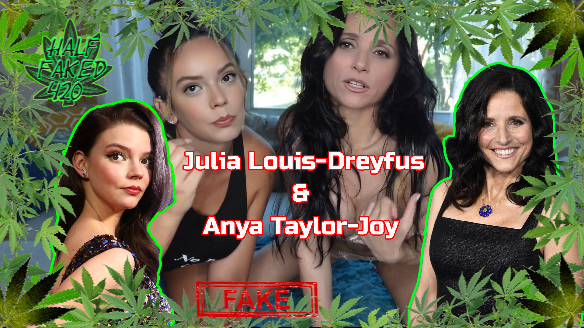 Julia Louis-Dreyfus & Anya Taylor-Joy - Help you to jerk off | MULTI CELEB | FAKE