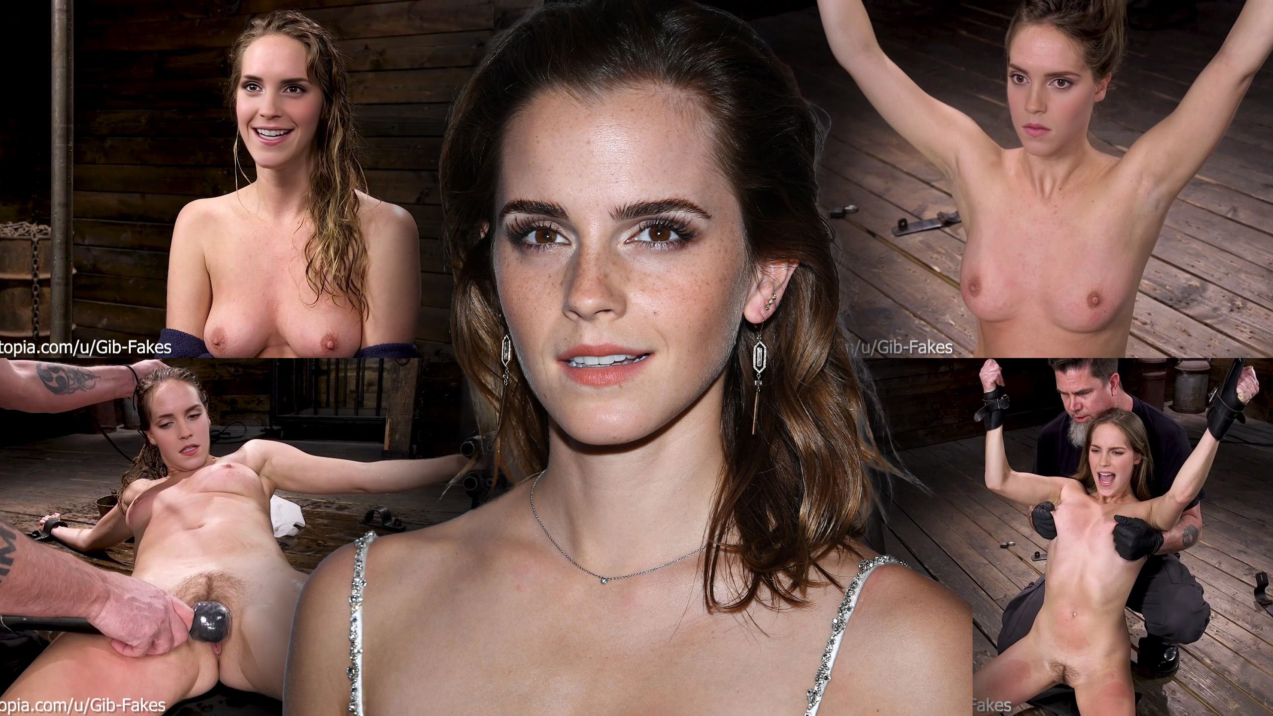 Emma Watson Tied Up, Whipped, Beaten, Waterboarded and Loving Every Minute.  DeepFake Porn - MrDeepFakes