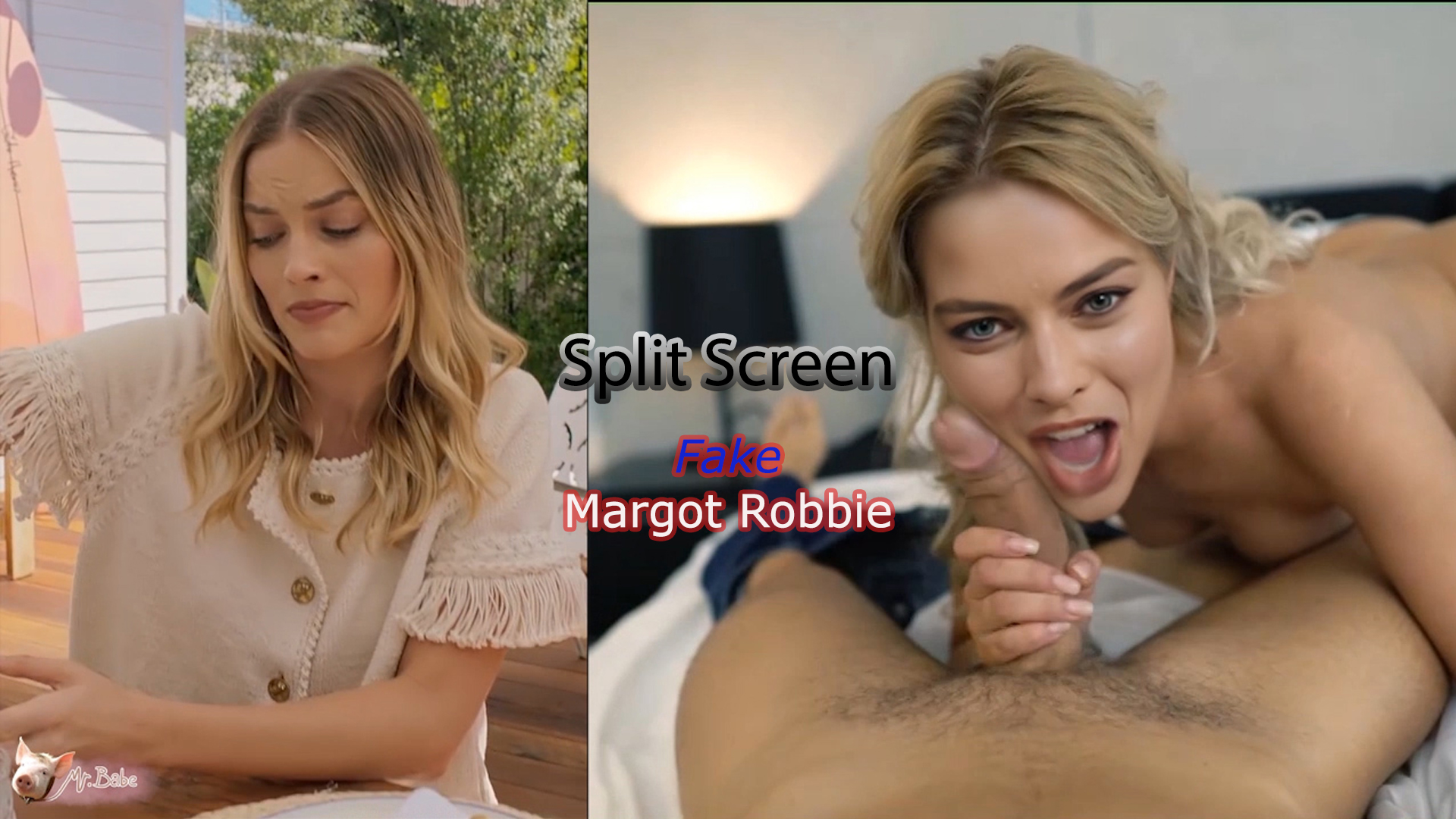 Fake Margot Robbie - (trailer) - 402- Split Screen