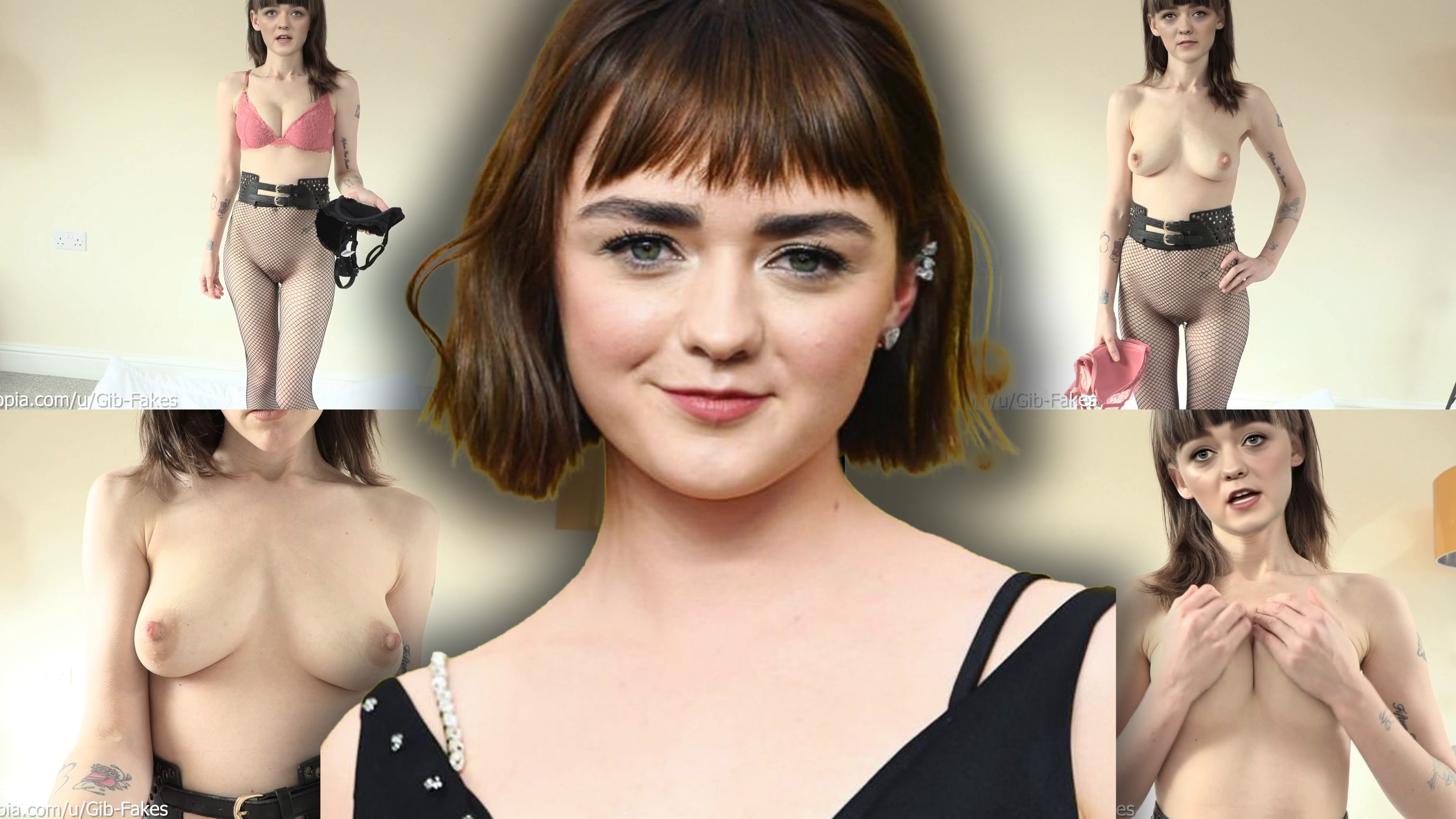 Maisie Williams - Why Are You Cumming In Mommys Bras? DeepFake Porn Video  - MrDeepFakes