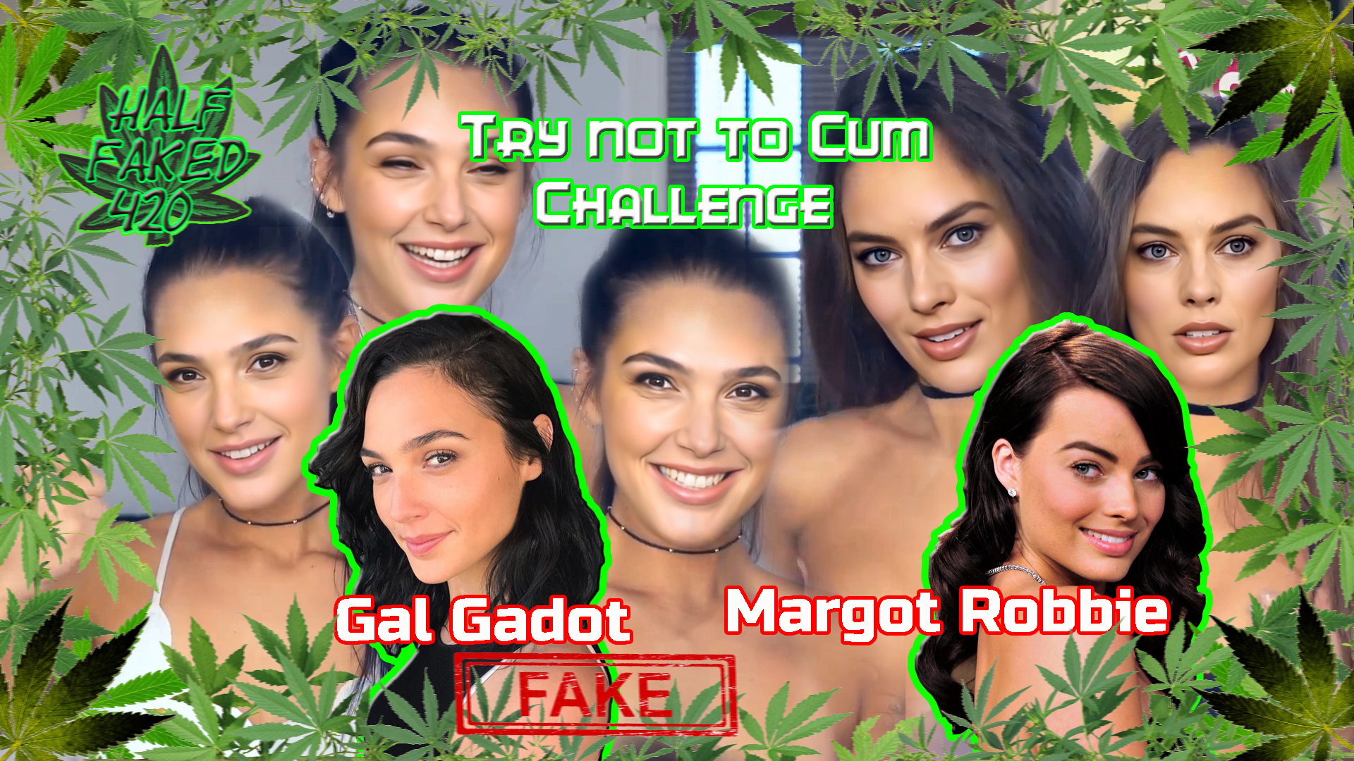 Gal Gadot & Margot Robbie - Try not to cum challenge JOI | FAKE DeepFake  Porn Video - MrDeepFakes