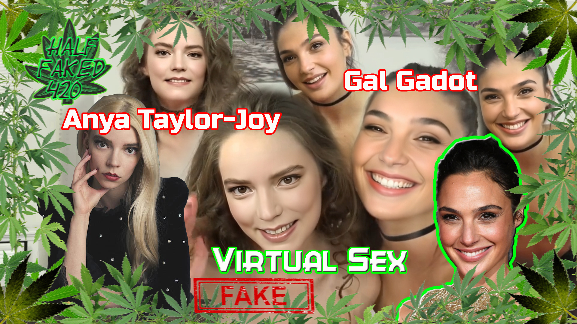 Anya Taylor-Joy & Gal Gadot - Virtual Sex | FAKE