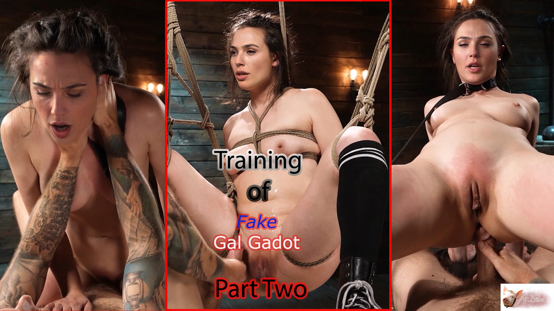 Fake Gal Gadot -(trailer) -6- PART-2 / BDSM / Free Download