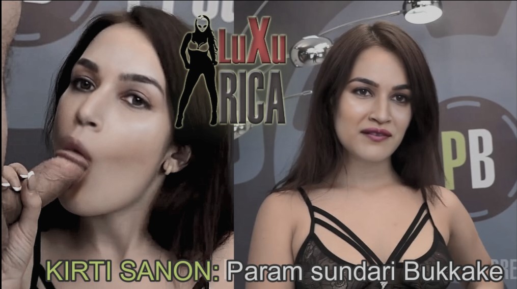 (◕‿◕✿) [LuXuRICA] Bollywood's KRITI SANON Gets Closeup Multiple Cumshots [Bukakke]