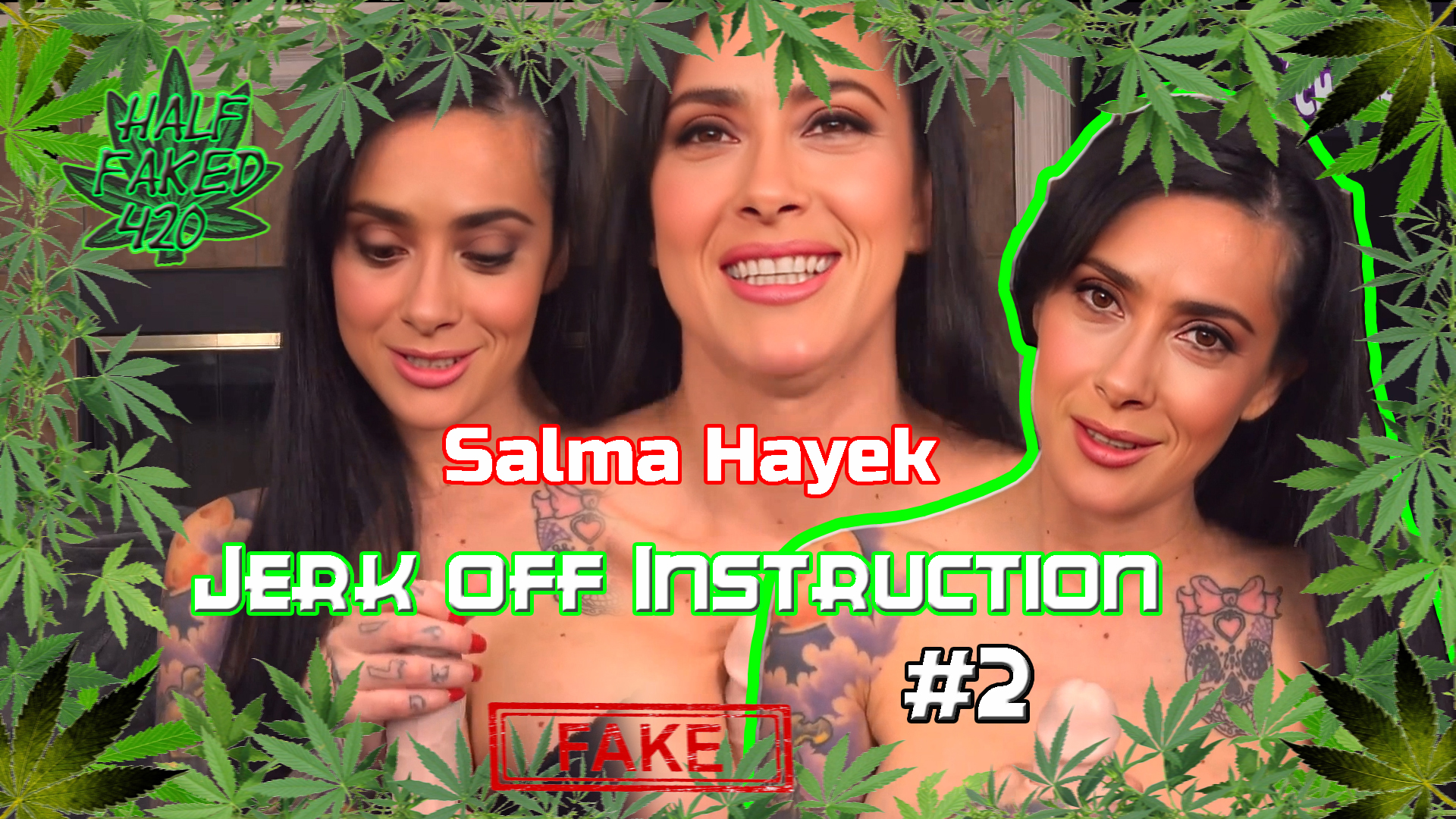Salma Hayek - Jerk off instruction #2 | FAKE