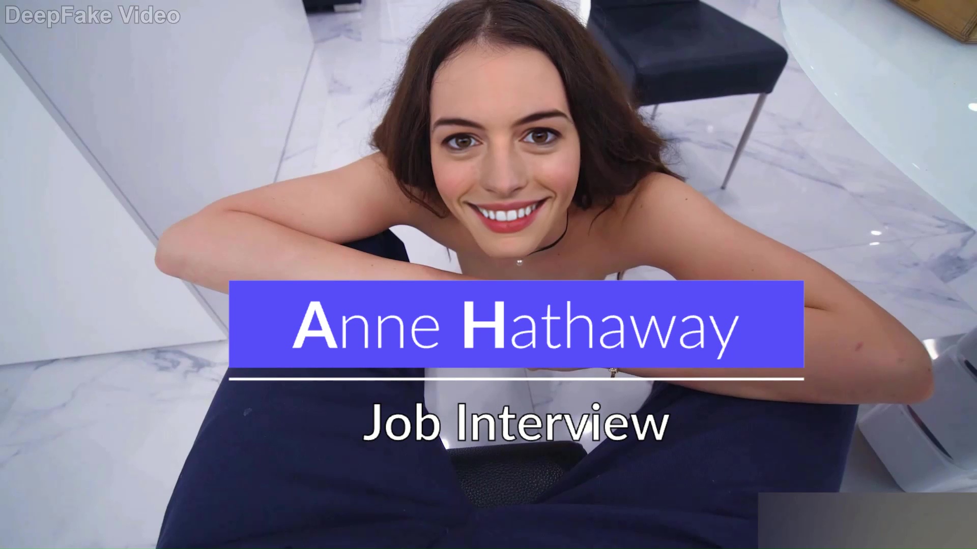 Porn Video Job Interwiew Download - Anne Hathaway - Job Interview - Trailer DeepFake Porn - MrDeepFakes