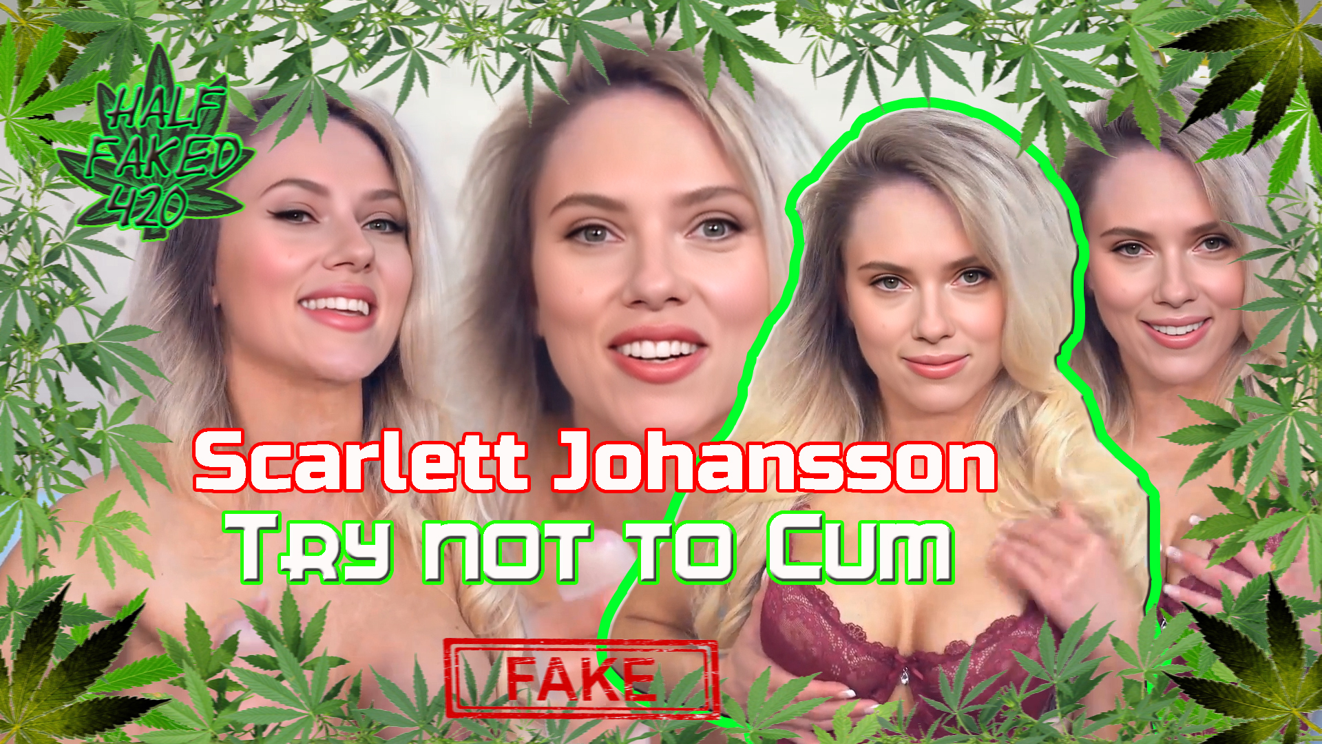 Scarlett Johansson - Try not to cum | FAKE