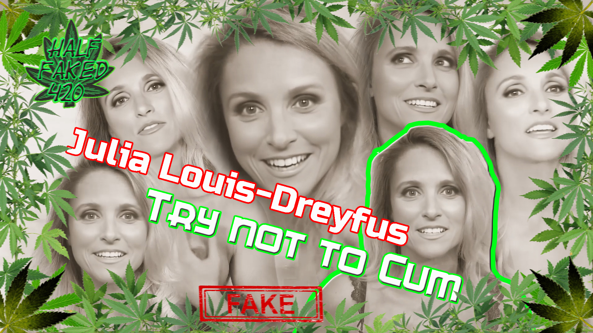 Julia Louis-Dreyfus - Try not to cum (Sepia) | FAKE