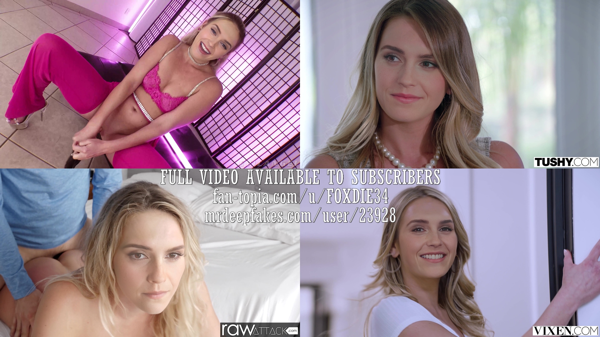 Tushy 30min Com - Emma Watson - Adira Allure Pack 2 (Preview) (4K, 146min) DeepFake Porn -  MrDeepFakes