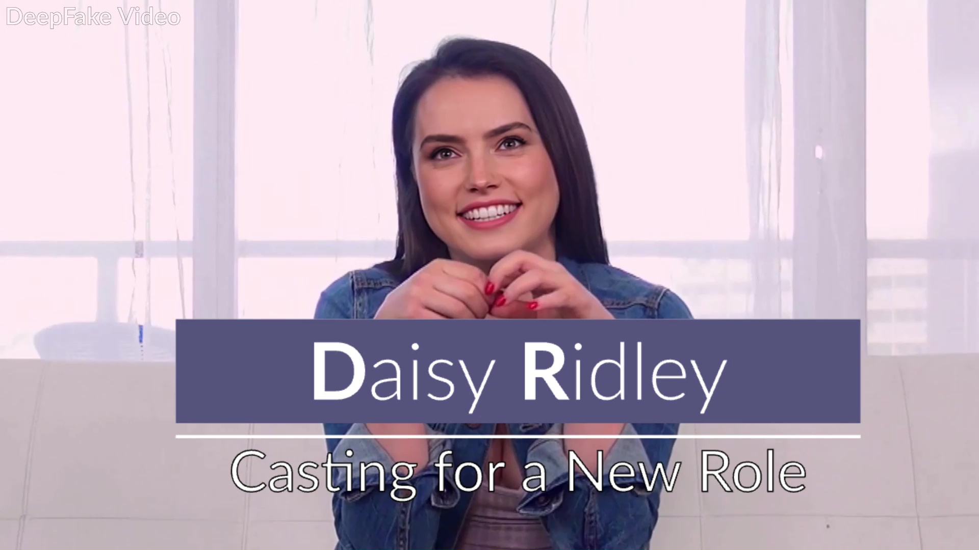 Daisy Ridley - Casting for a New Role - Full Video