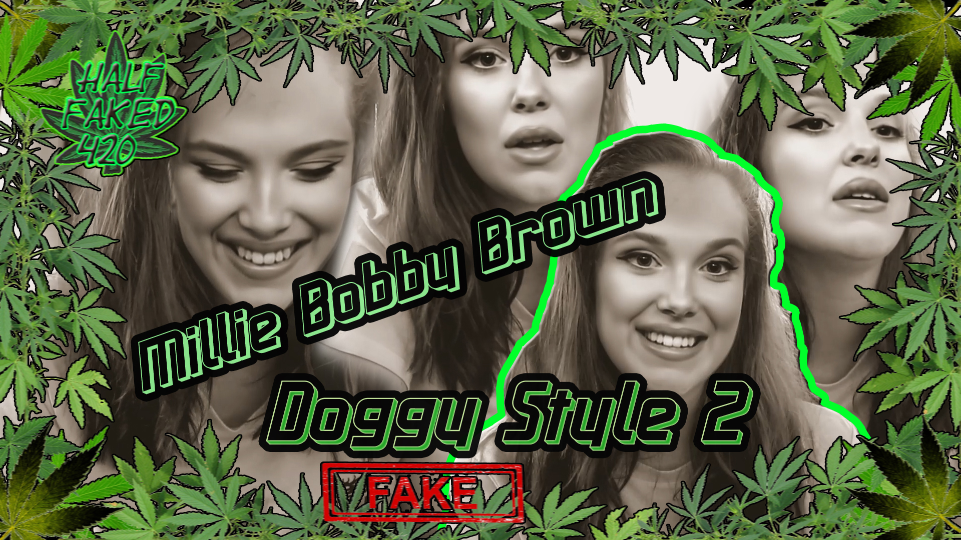 Millie Bobby Brown - Doggy Style #2 (Sepia) | FAKE