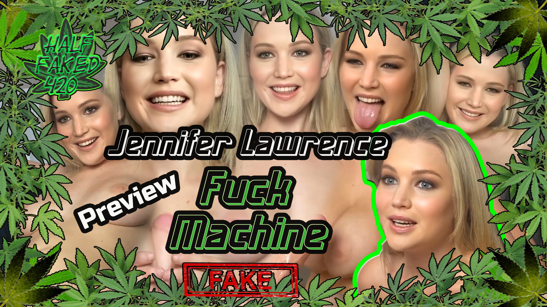 Jennifer Lawrence - Fuck Machine | PREVIEW (28:54) | 100 TOKENS | FAKE