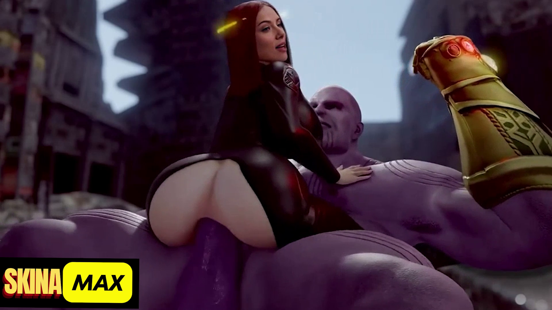 Black Widow Gang Bang - Black widow is Broken by Thanos. Cloned Voice! DeepFake Porn - MrDeepFakes
