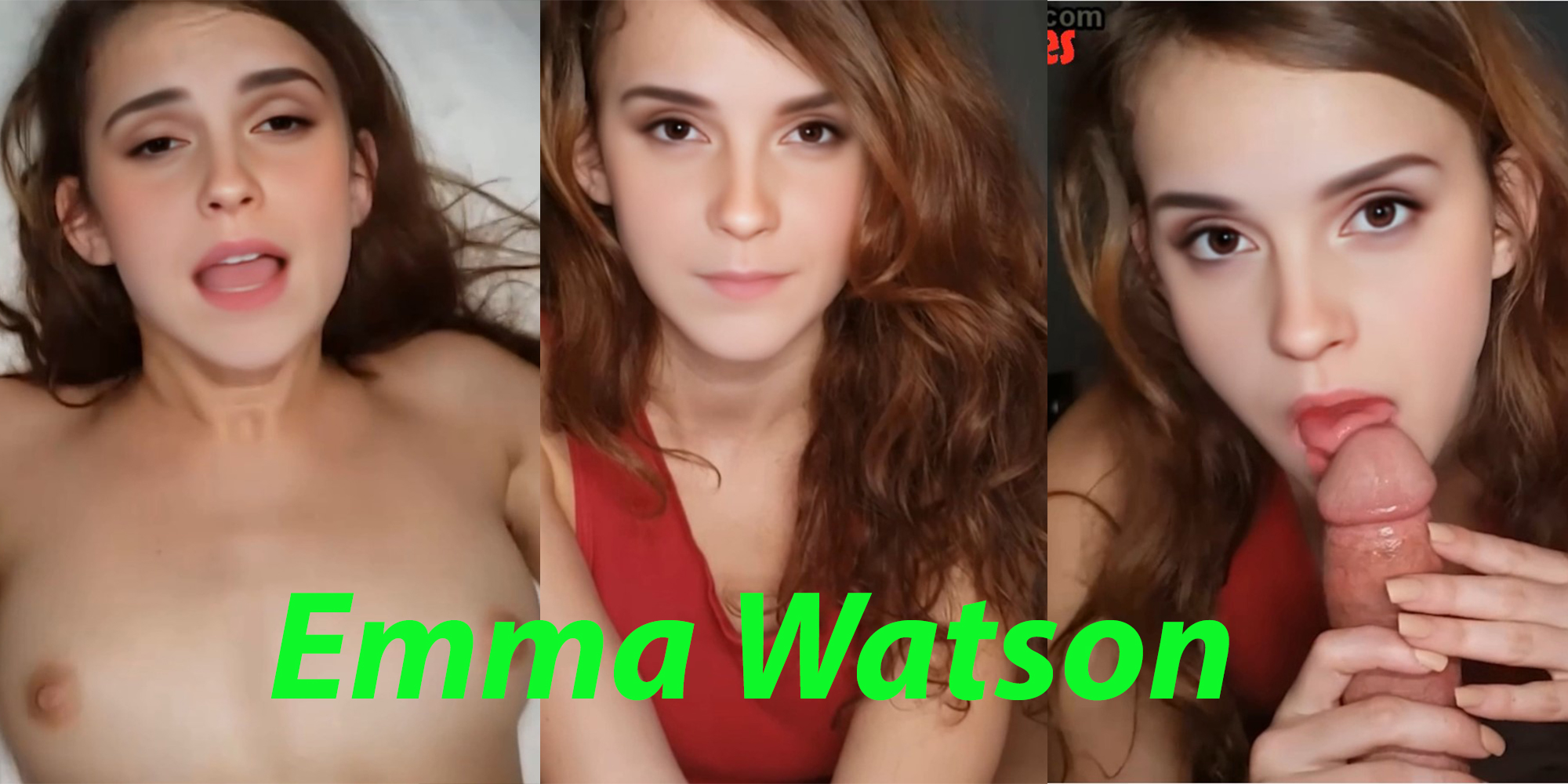 Emma Watson sleeps with you