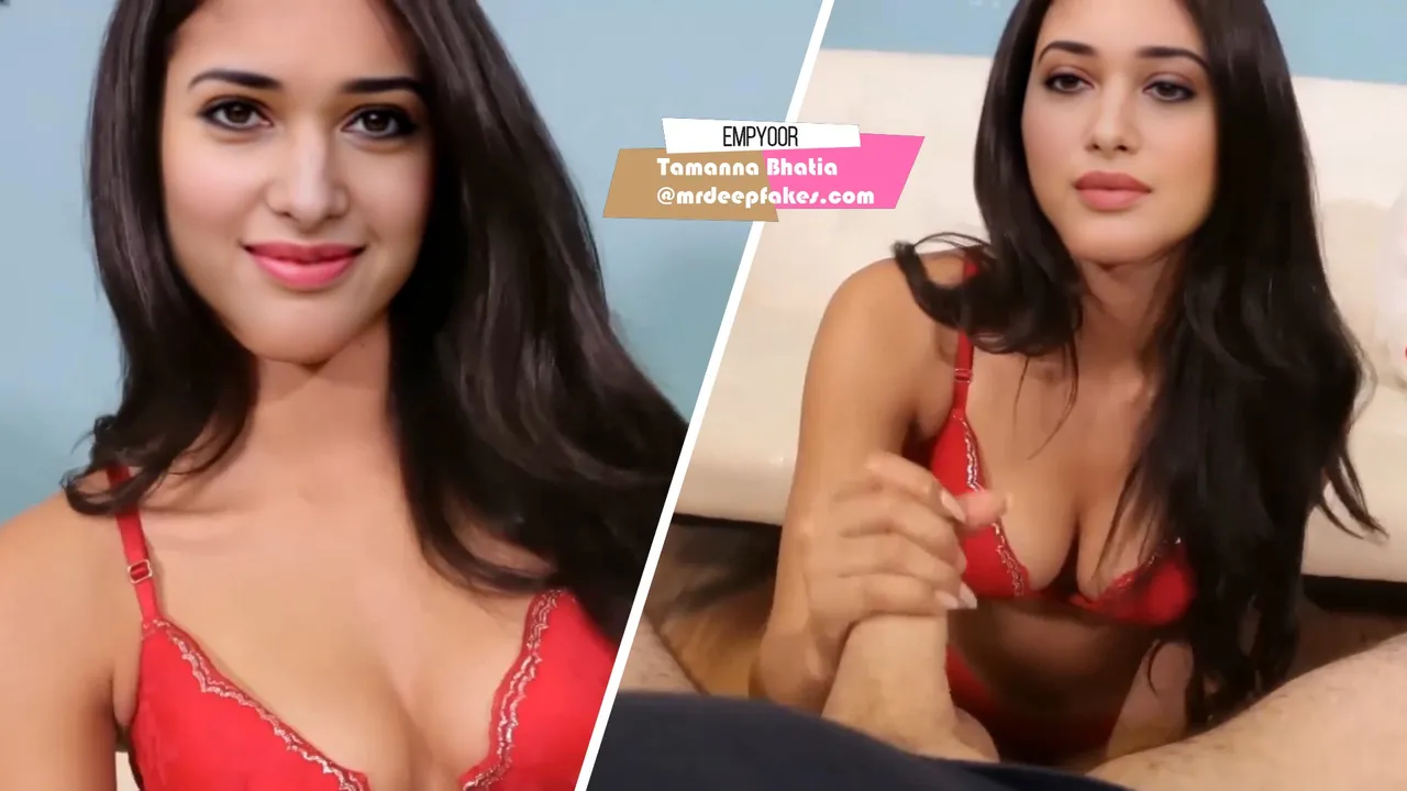 Tammanana Bhbtia Xnxxn - Tamanna Bhatia Handjob DeepFake Porn - MrDeepFakes