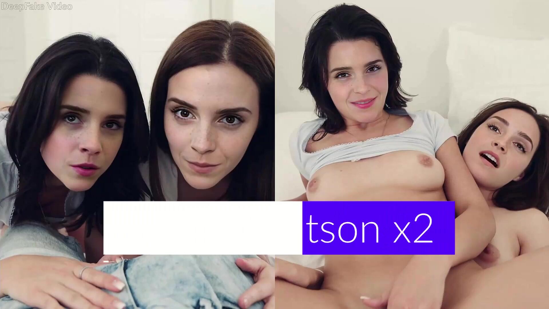 Emma Watson x2- Begging for Cum - Full Video