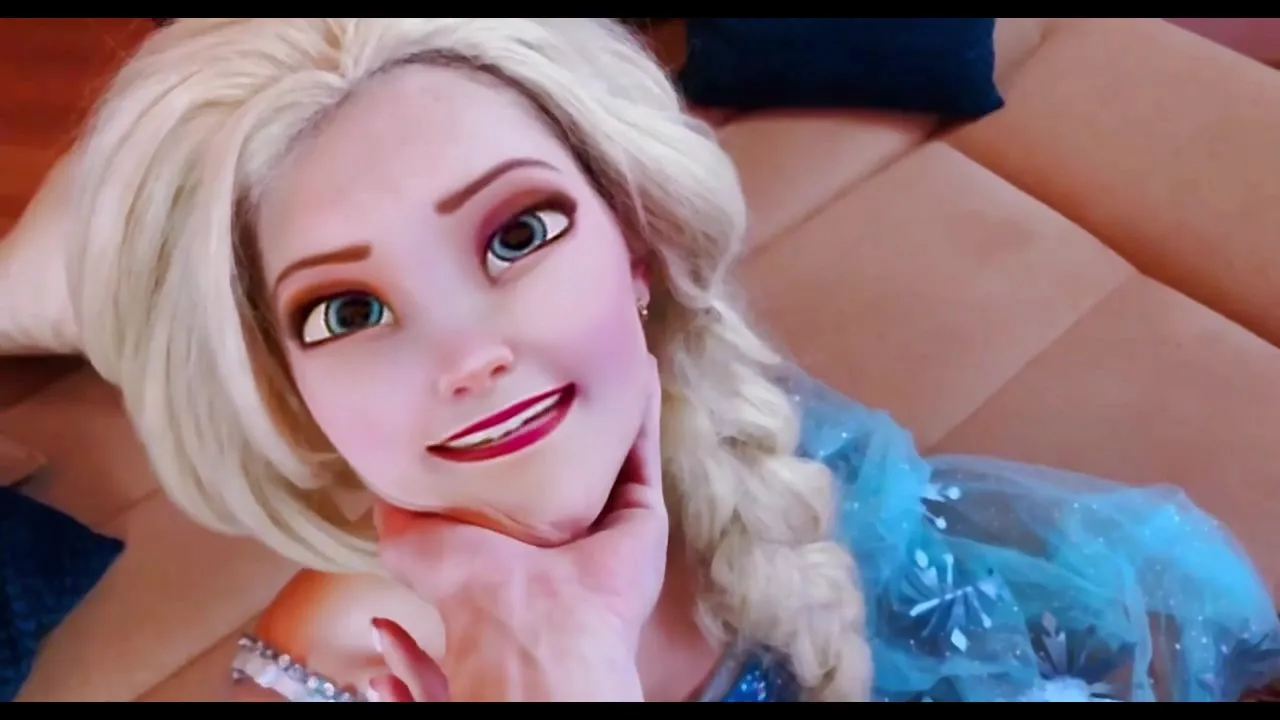 Sexy Elsa Porn Disney - Ice Queen Elsa - She lets it all go - \