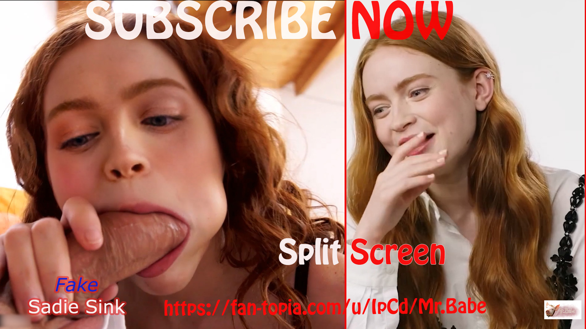 Fake Sadie Sink (trailer) -2- / Split Screen / Free Download