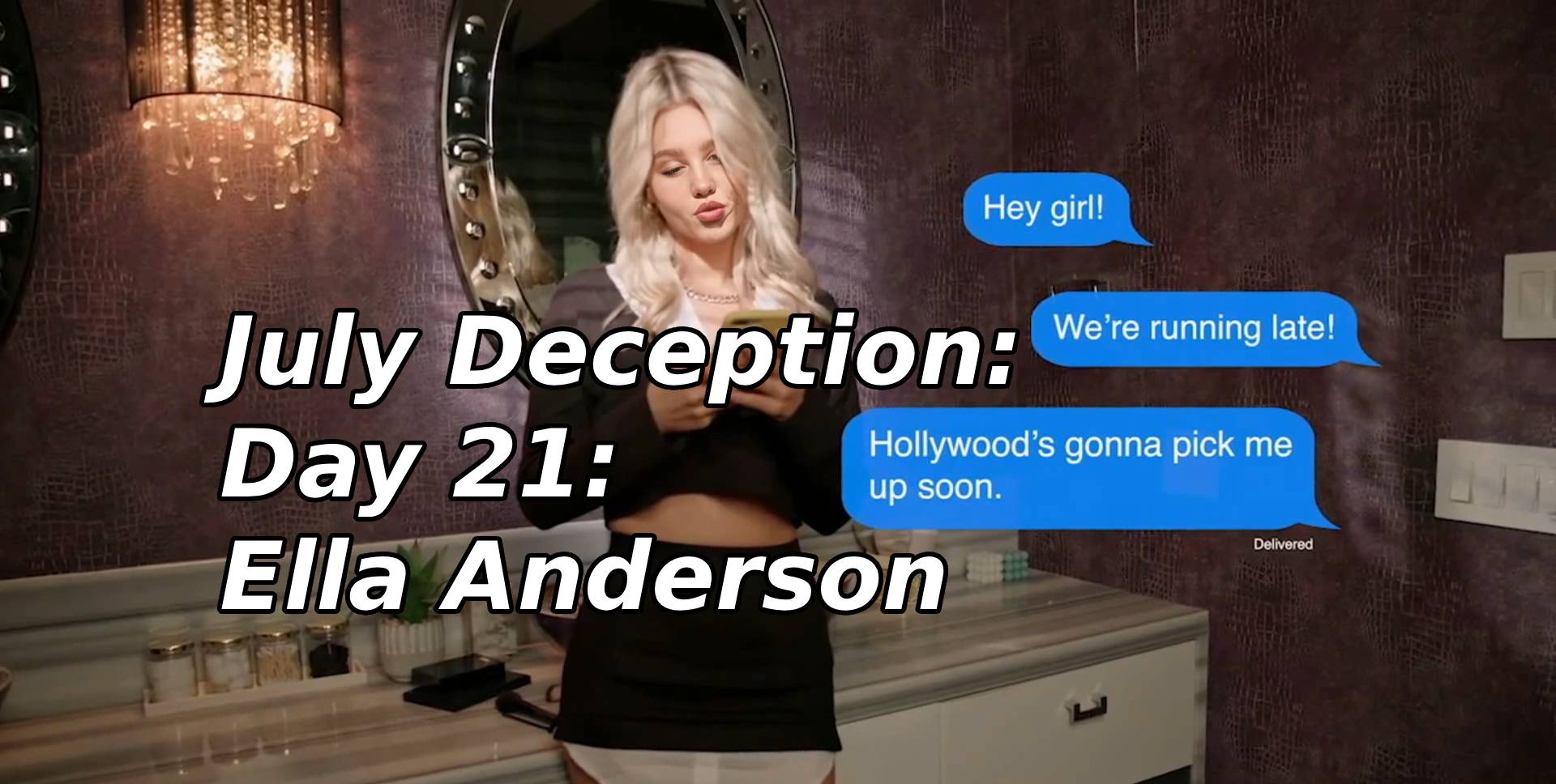 CrticalFakes Presents July Deception: Day 21: Ella Anderson