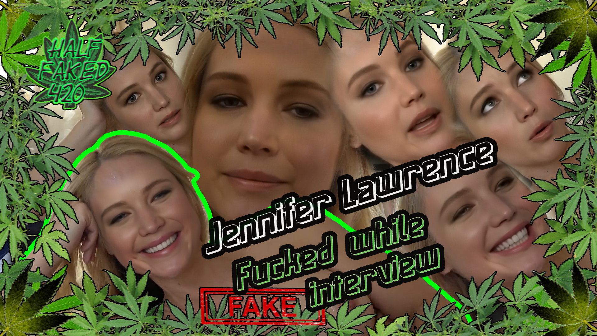 Jennifer Lawrence - Fucked while interview | FAKE