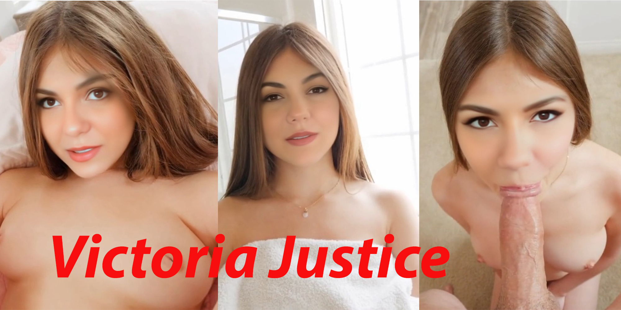 Victoria Justice gets caught in the bathroom