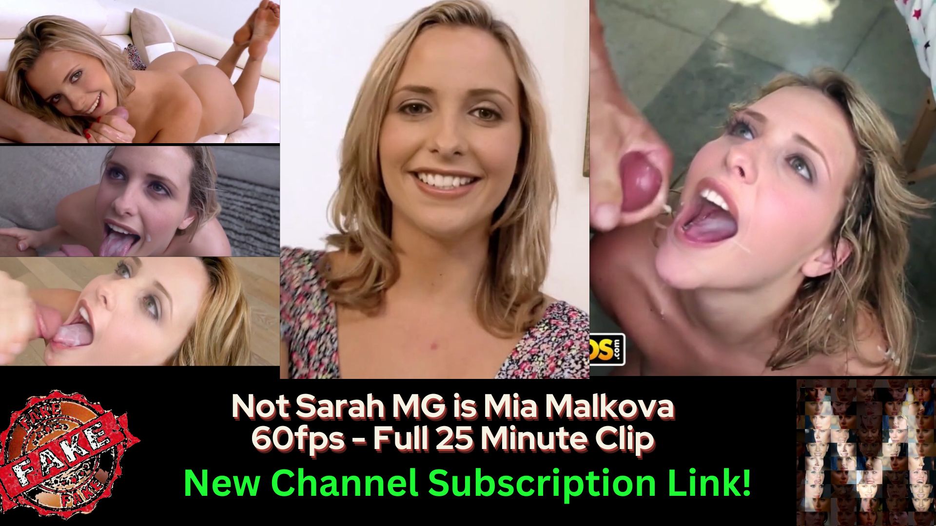Not Sarah Michelle Gellar to 60fps POV Mia Malkova (Full 26 min Clip)