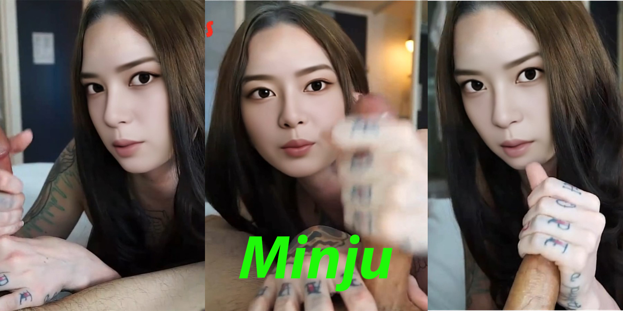 Minju intense staring handjob (full version)